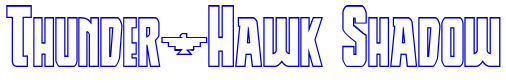 Thunder-Hawk Shadow font